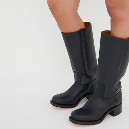  Women's Classic Women's Block Heel Boots Durable Design 2