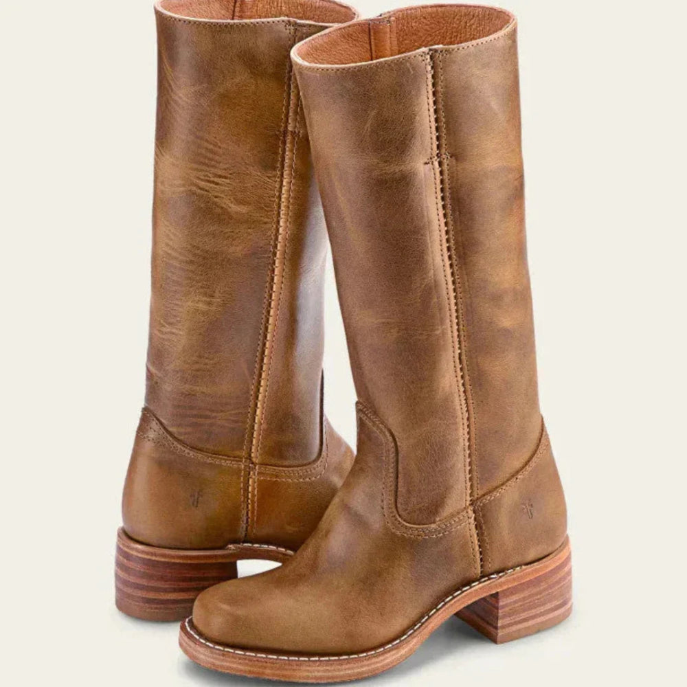  Women's Classic Women's Block Heel Boots Durable Design 9