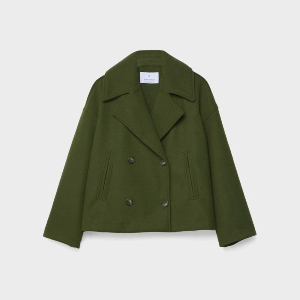 Women's Coats Chic Short Double-Breasted Casual Jacket 7