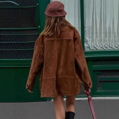 Women's Coats Soft Elegant Jacket Practical Pockets 2