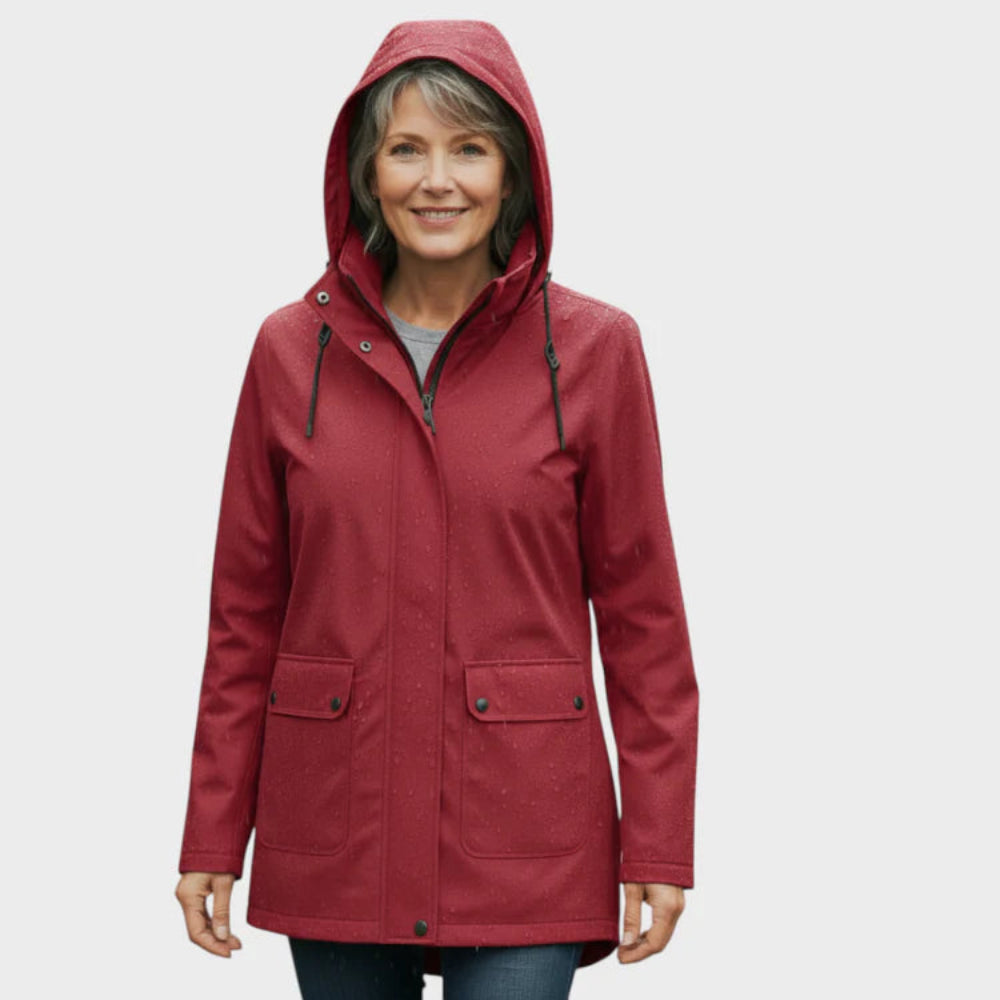 Women's Coats Waterproof Lightweight Rain Jacket 4