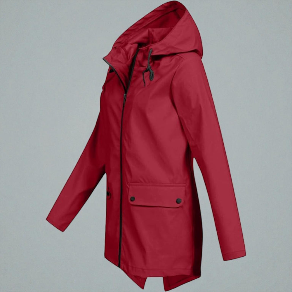 Women's Coats Waterproof Lightweight Rain Jacket 6