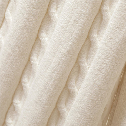 Women's Cozy Knit Sweater Pants Vest Set Winter Fashion 5