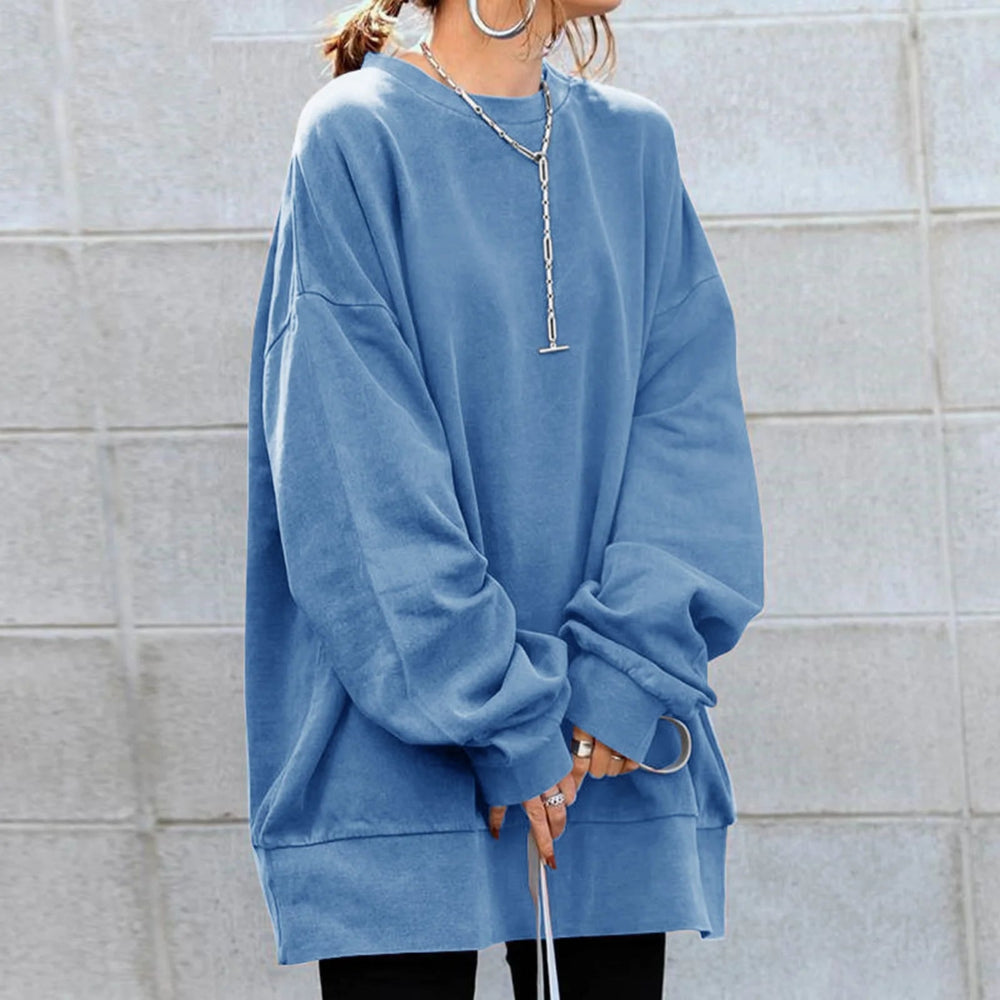 Women's Cozy Oversized Sweater Textured Warmth Style 10