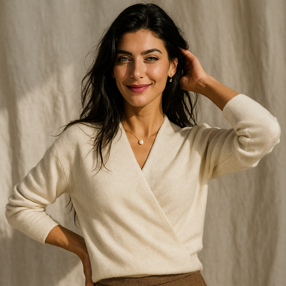 Women_s_Cozy_V-Neck_Knit_Sweater 9