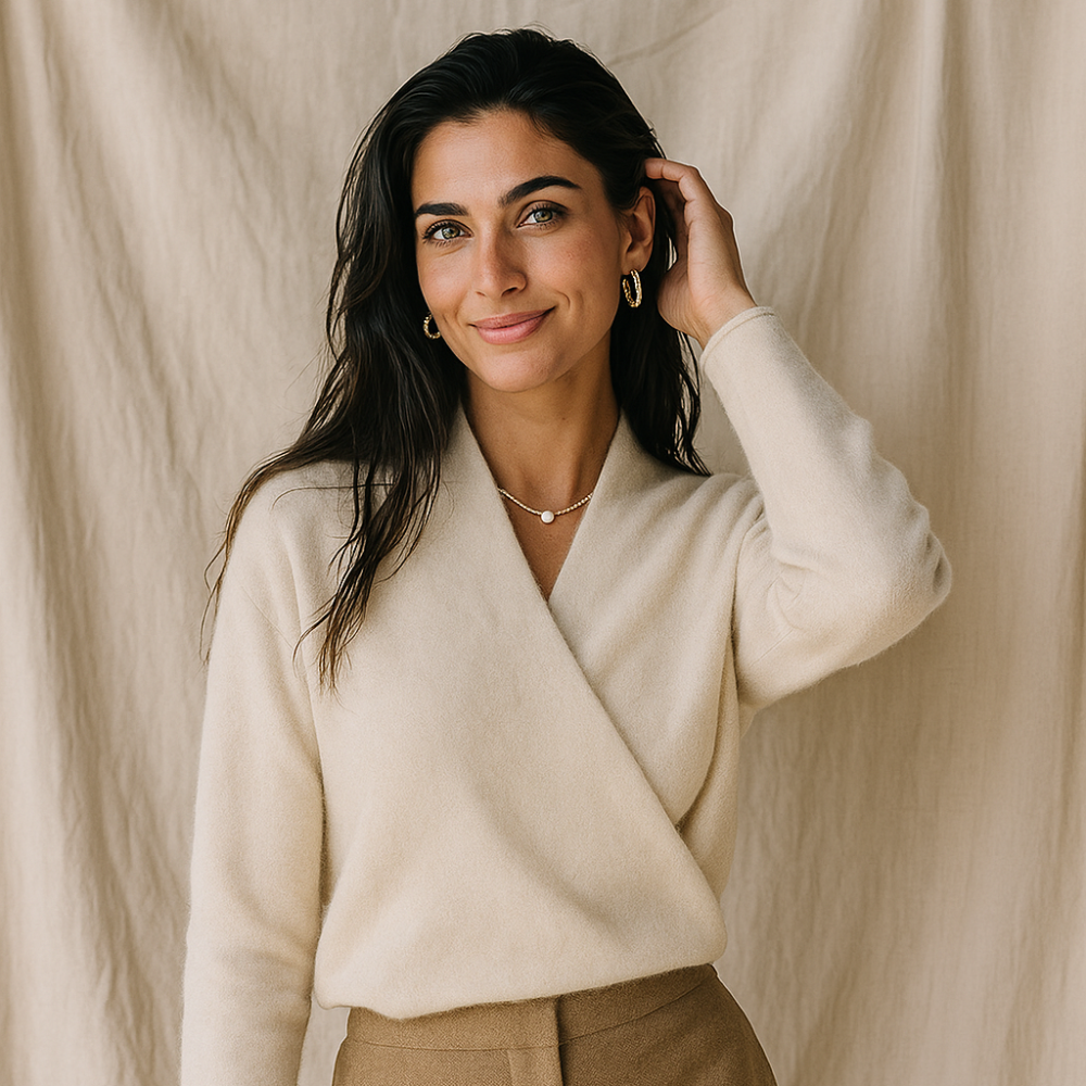 Women_s_Cozy_V-Neck_Knit_Sweater 5