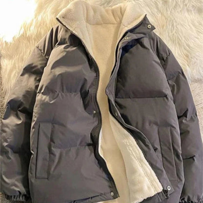 Women’s Fleece Lined Puffer Winter Coat – Warm Windproof Jacket