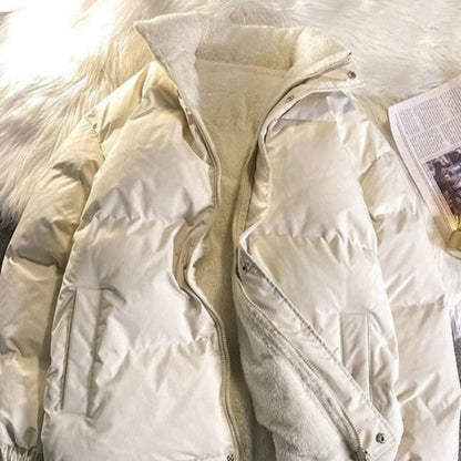 Women’s Fleece Lined Puffer Winter Coat – Warm Windproof Jacket