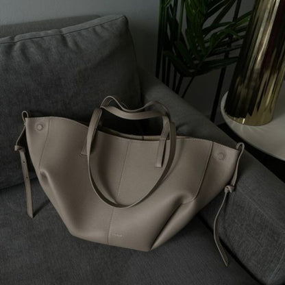 Women's Leather Tote Bag | Spacious Structured Everyday Handbag