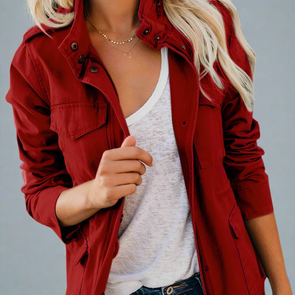 Women’s Lightweight Casual Jacket | Long Sleeve Stylish