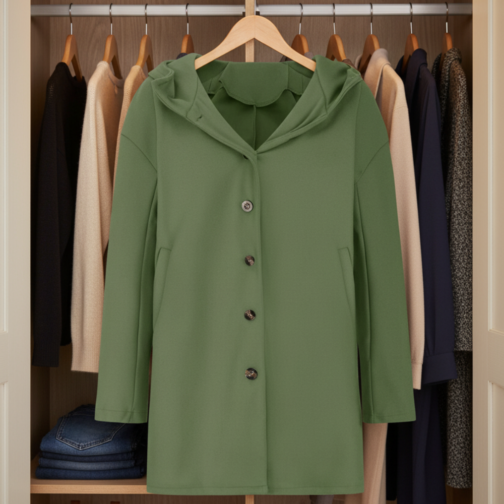 Women’s Long Hooded Winter Coat - Warm Oversized Outerwear