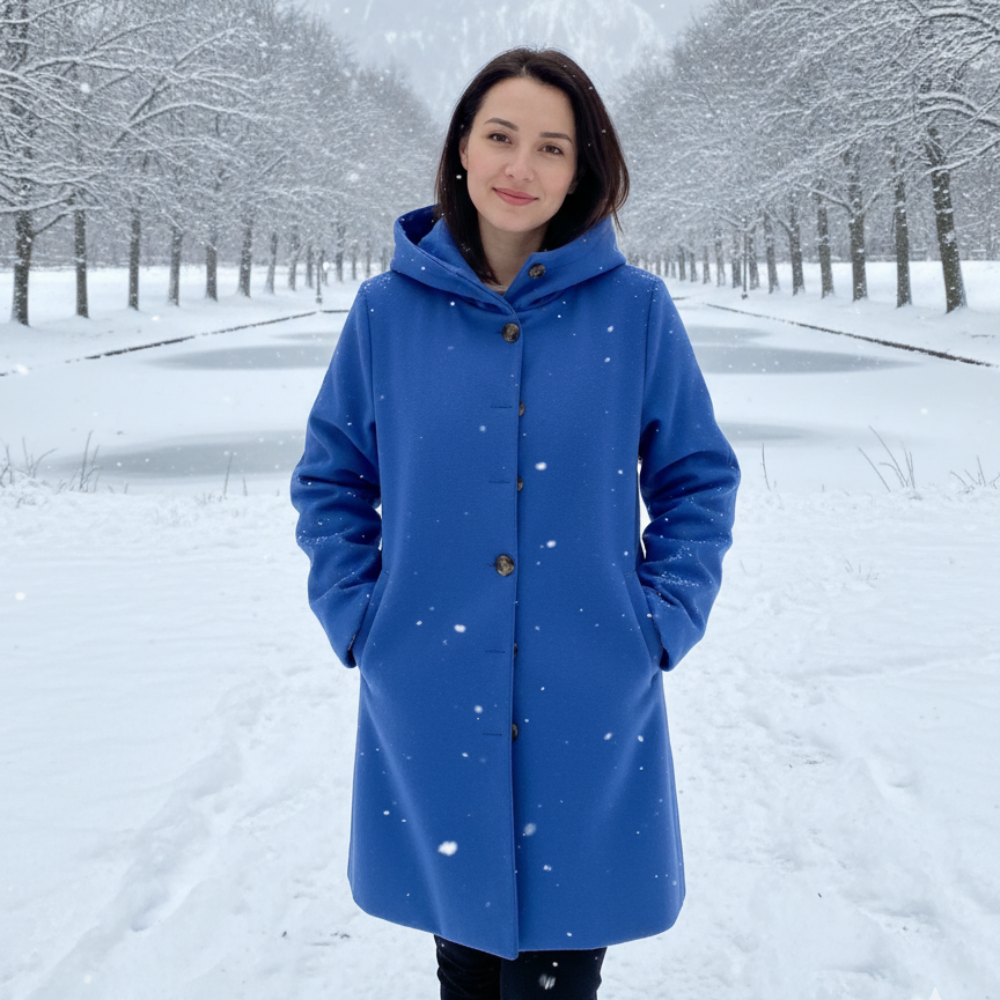 Women’s Long Hooded Winter Coat - Warm Oversized Outerwear