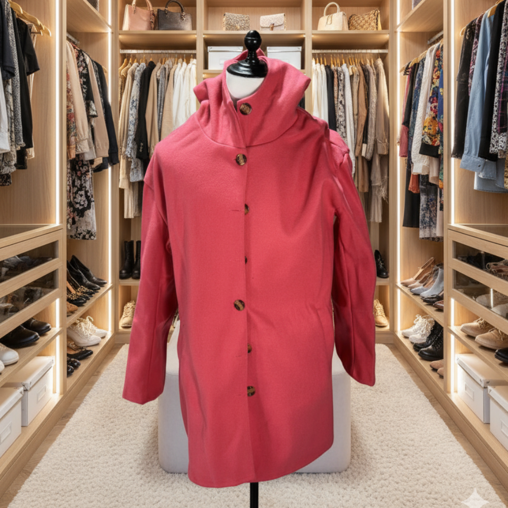 Women’s Long Hooded Winter Coat - Warm Oversized Outerwear