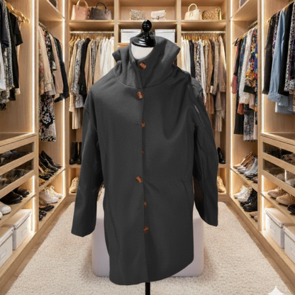 Women’s Long Hooded Winter Coat - Warm Oversized Outerwear