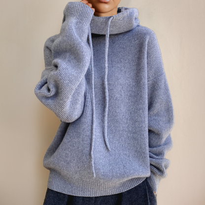 Women's Oversized Knit Hoodie Soft Stylish Casual Wear 3