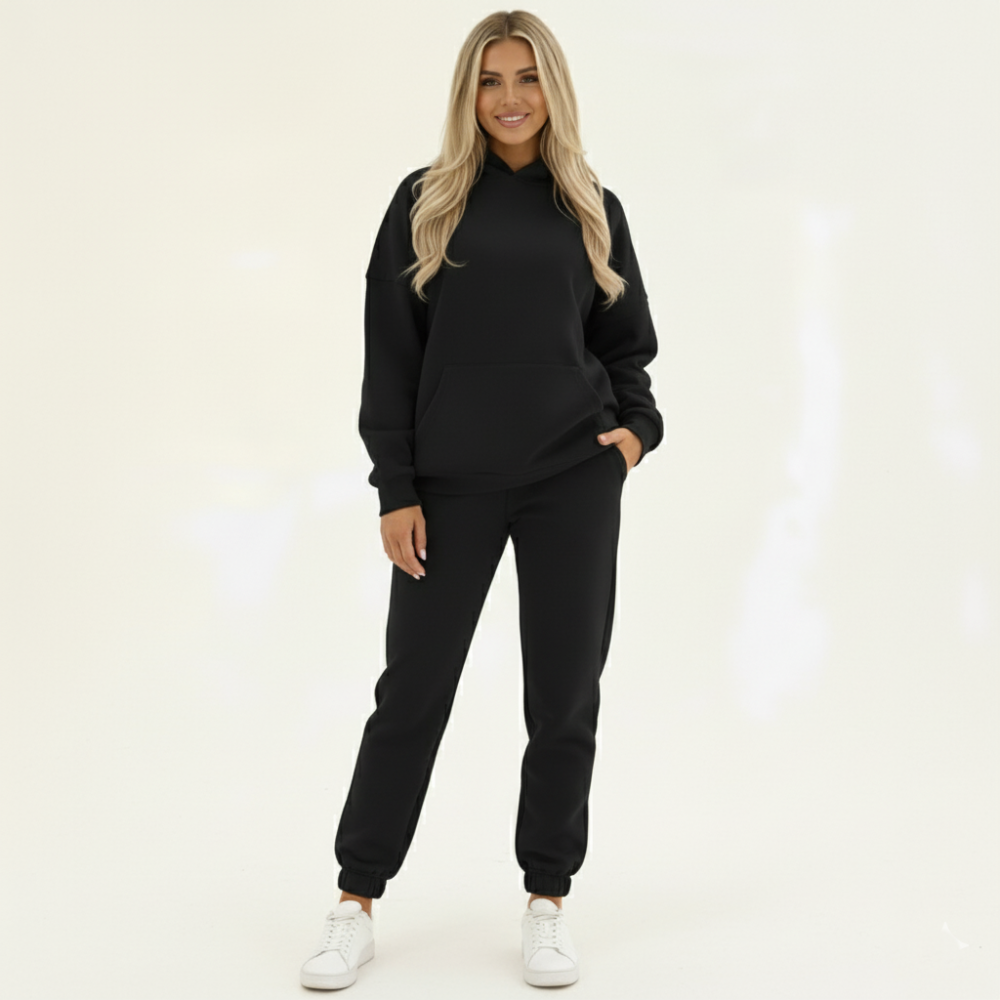 Women's Oversized Pullover Hoodie - Cozy Casual