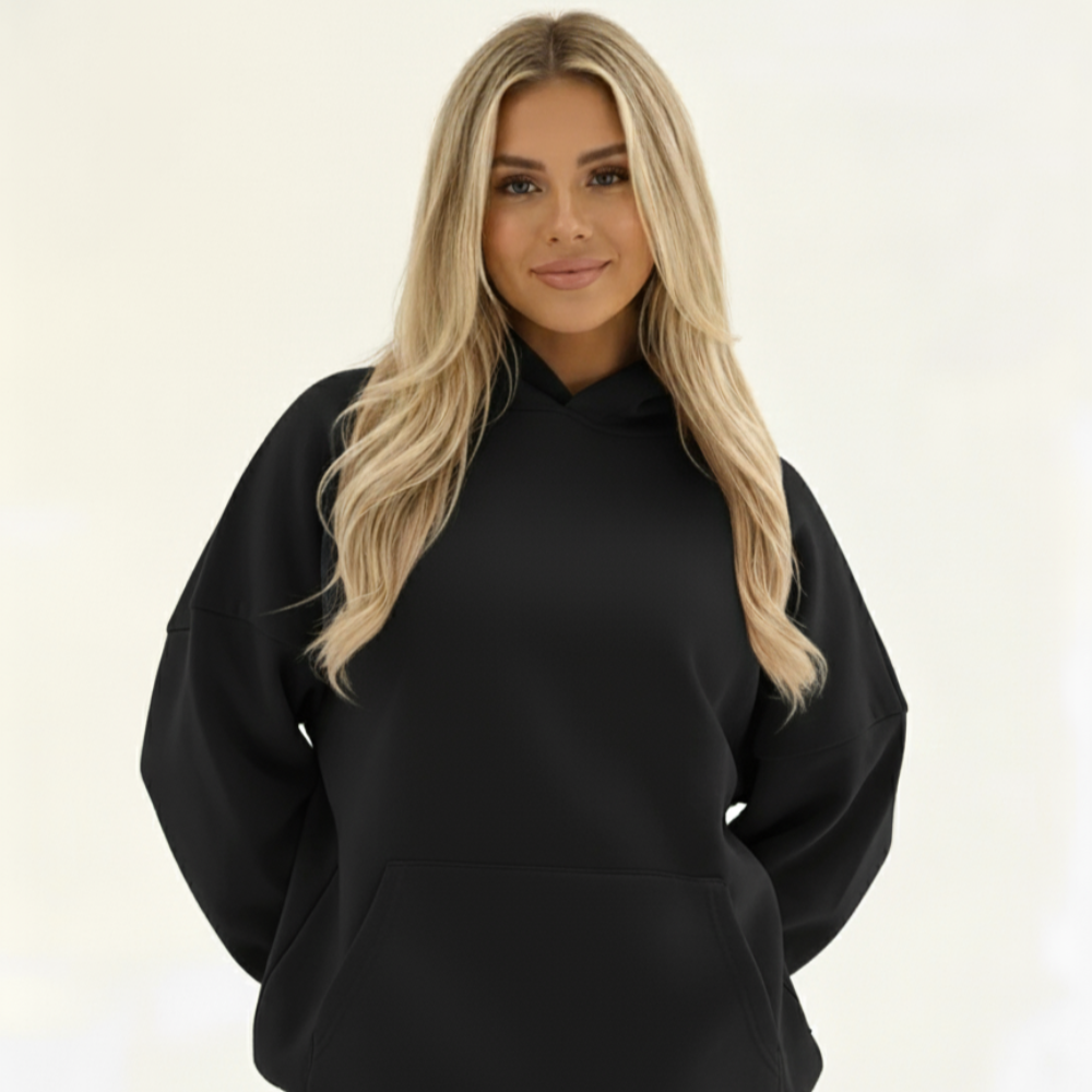 Women's Oversized Pullover Hoodie - Cozy Casual