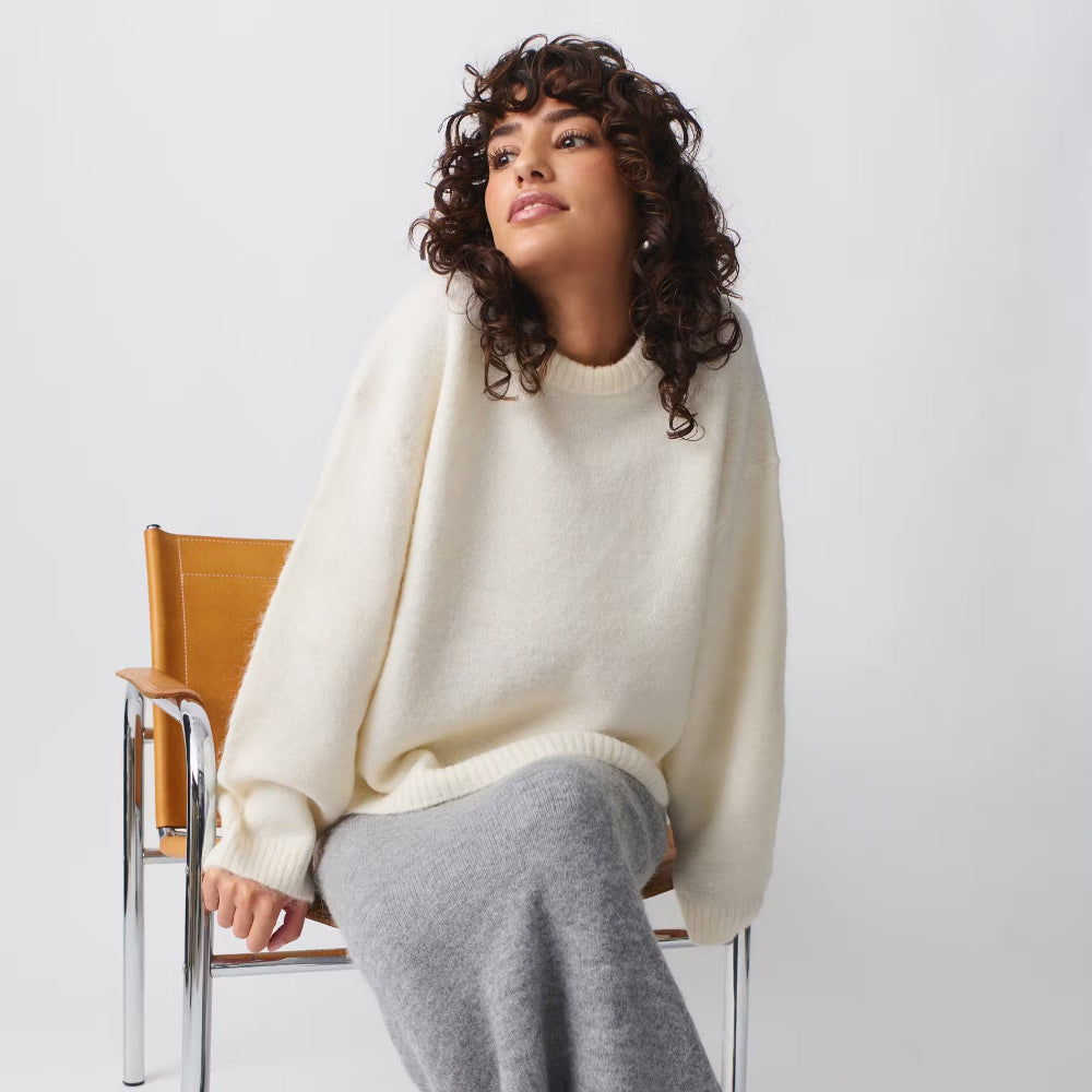 Women's Oversized Soft Sweater Elegant Casual Wear 6