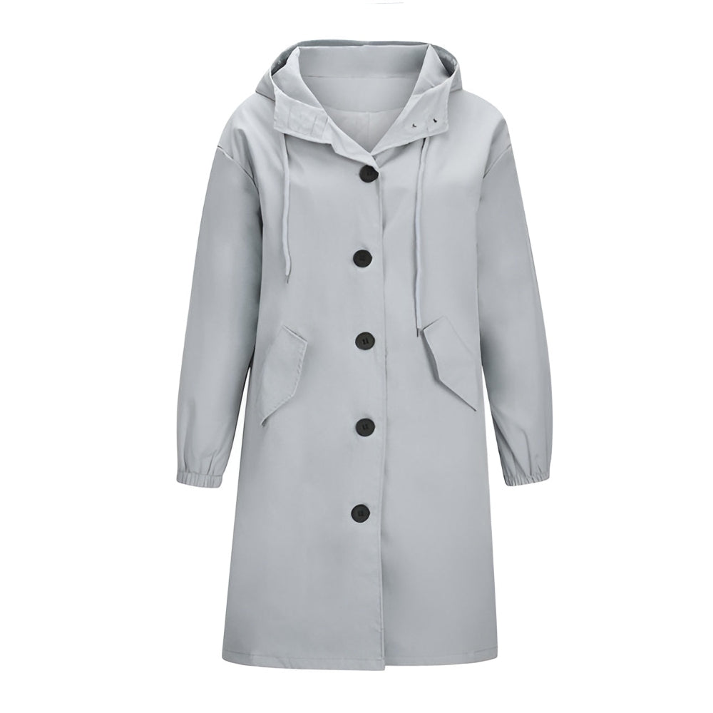 Women's Rain Jacket Hooded Classic Winter Coat Stylish 4