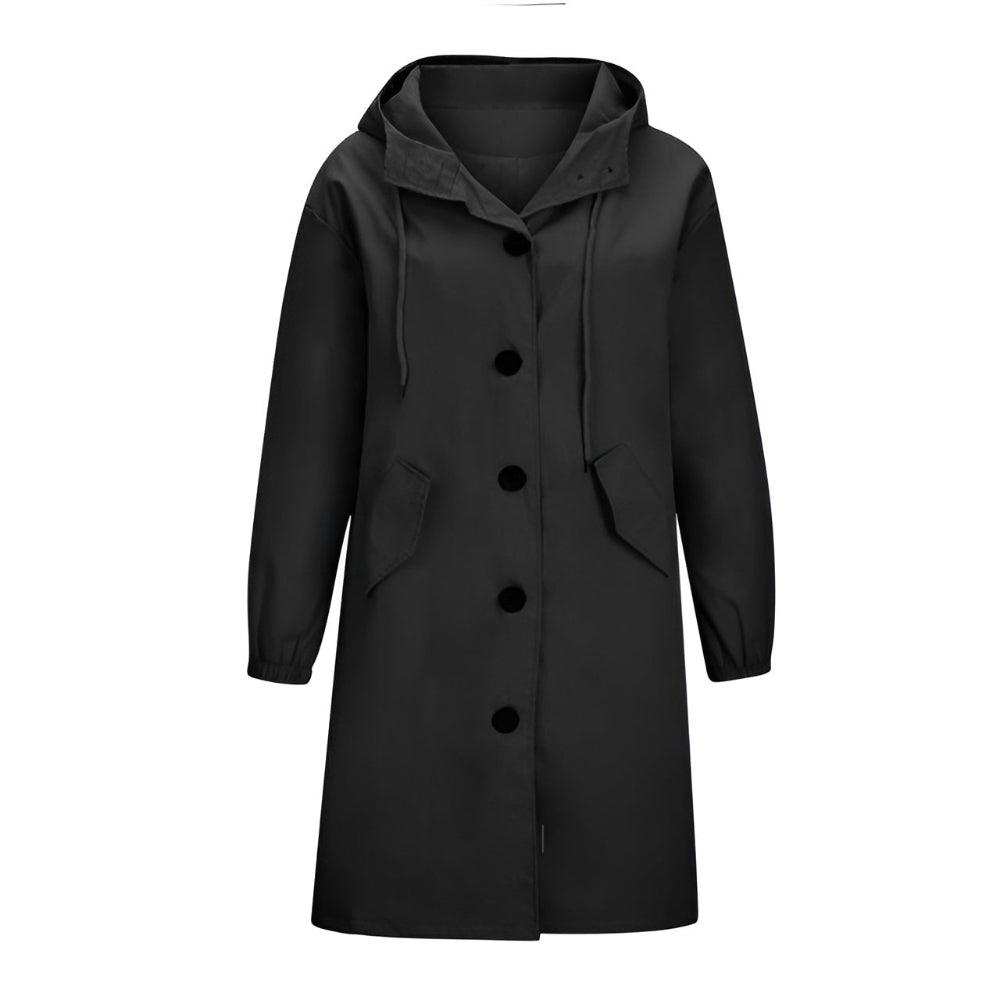 Women's Rain Jacket Hooded Classic Winter Coat Stylish 6