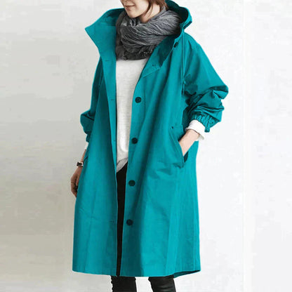 Women's Rain Jacket Hooded Classic Winter Coat Stylish 1