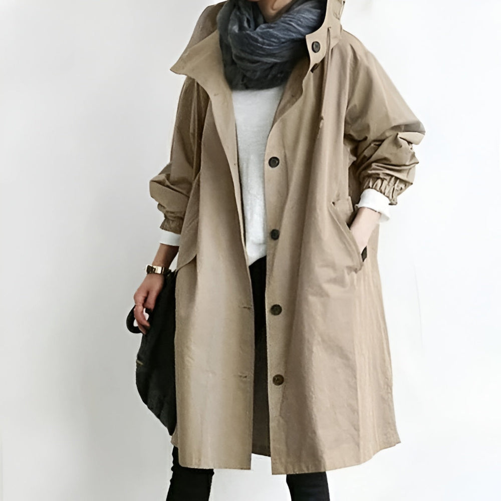 Women's Rain Jacket Hooded Classic Winter Coat Stylish 13