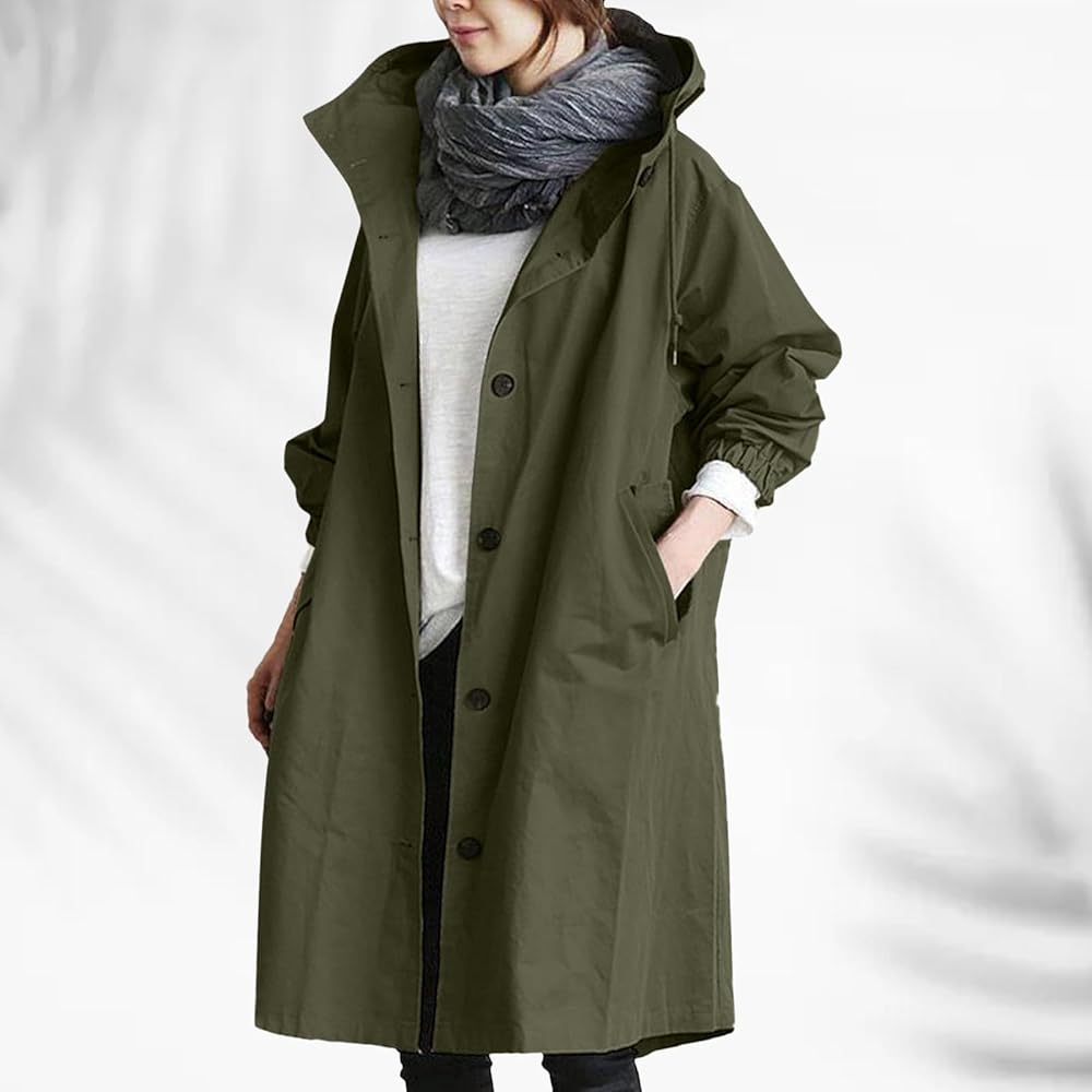 Women's Rain Jacket Hooded Classic Winter Coat Stylish 15