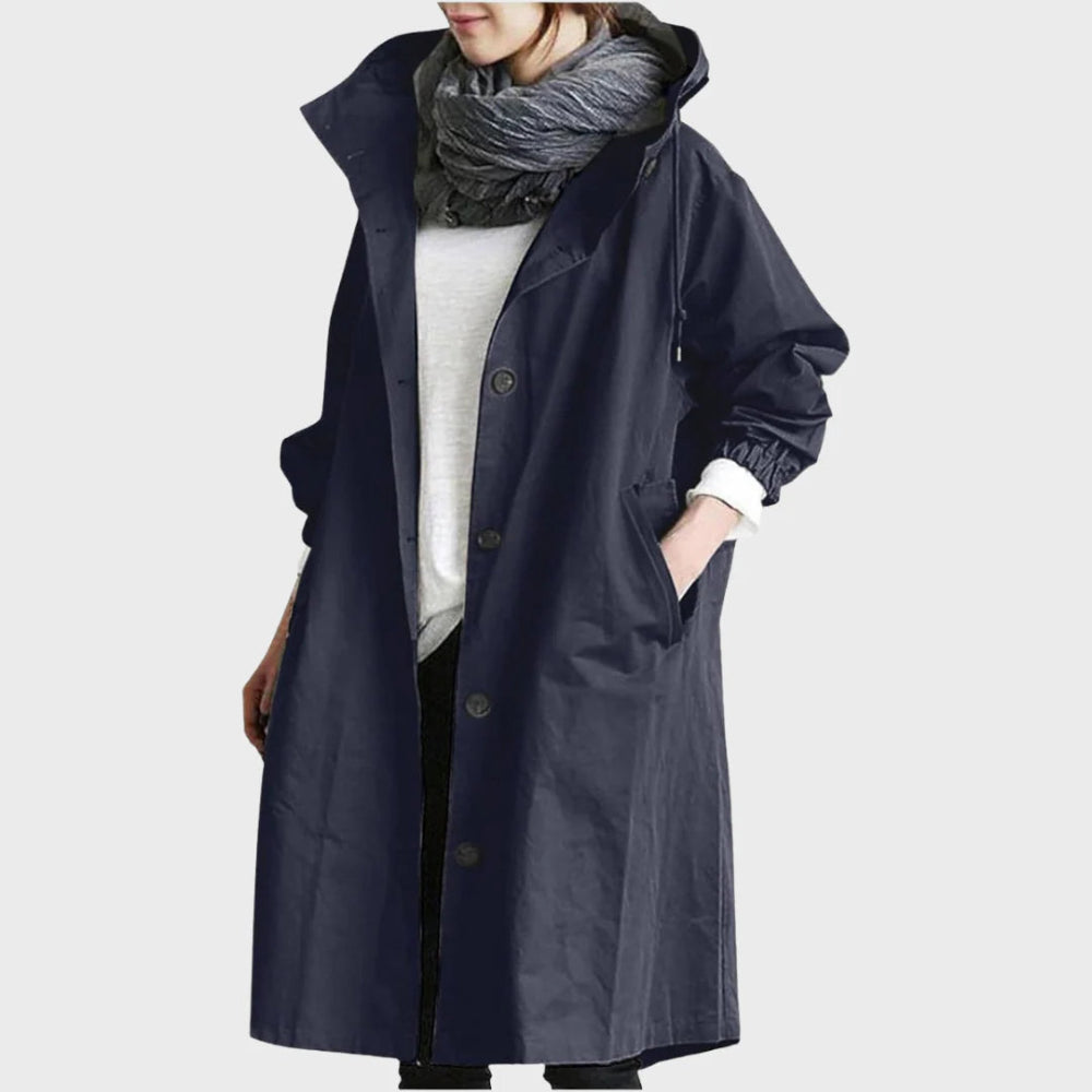 Women's Rain Jacket Hooded Classic Winter Coat Stylish 7