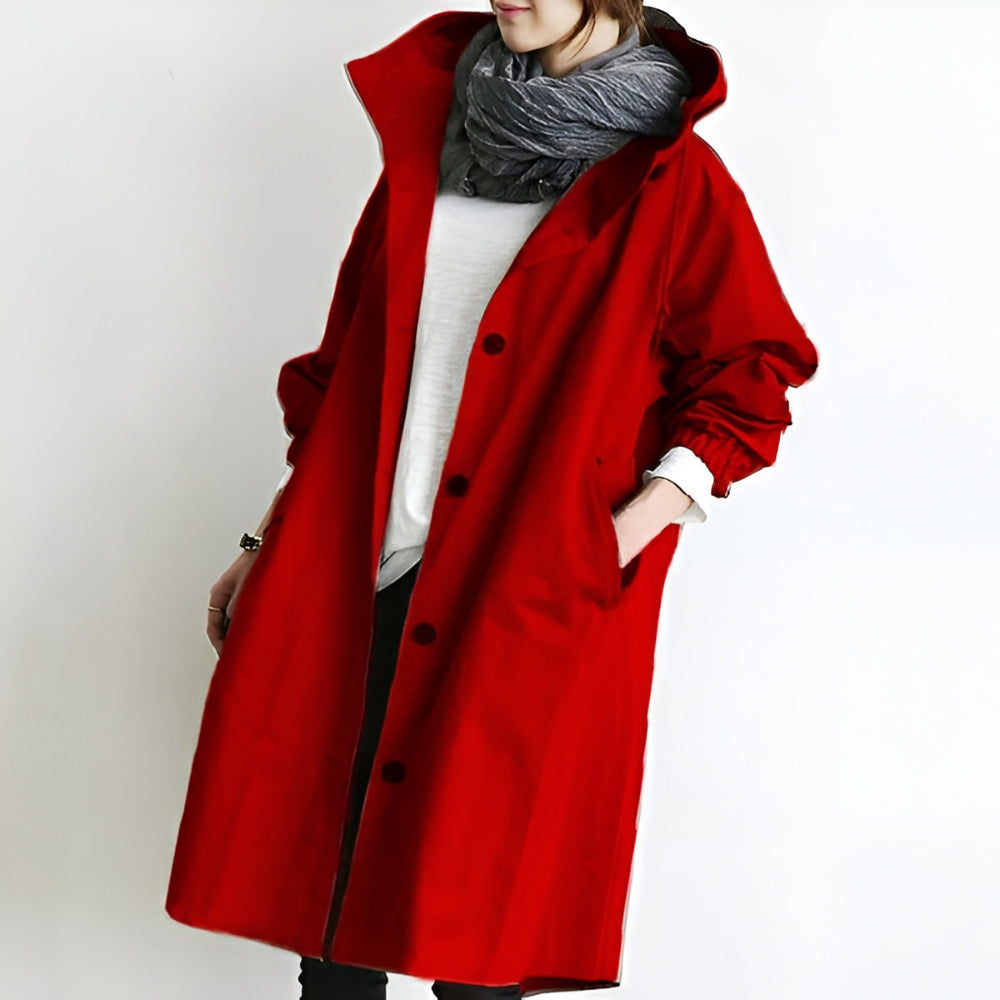 Women's Rain Jacket Hooded Classic Winter Coat Stylish 9