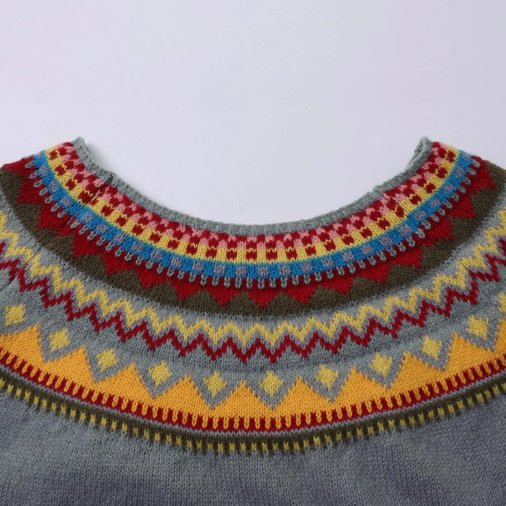 Women's Ribbed Knit Pullover Sweater Cozy Cold Weather Essential 4