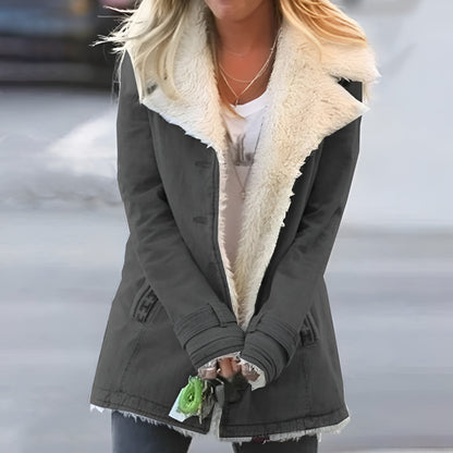 Women's Sherpa Thermal Jacket Winter Warmth Style 9