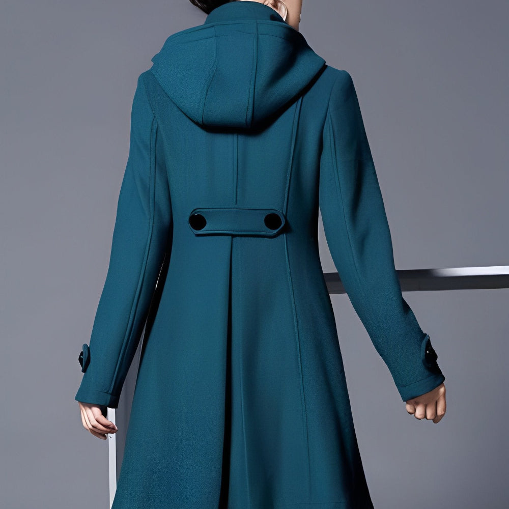Women’s Sophisticated Winter Jacket - Long Wool Overcoat 2