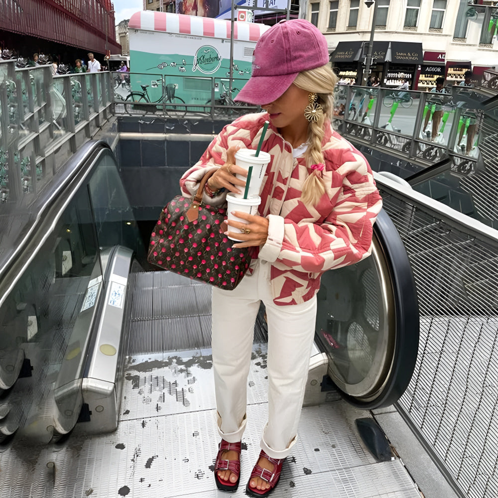 Women's Stylish Sherpa Jacket Lightweight Elegant Design 7