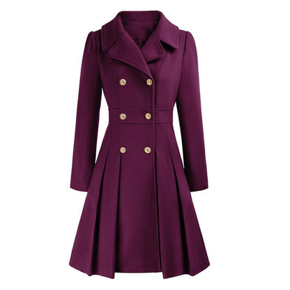 Women's Trench Coat Double-Breasted Tailored Design 18