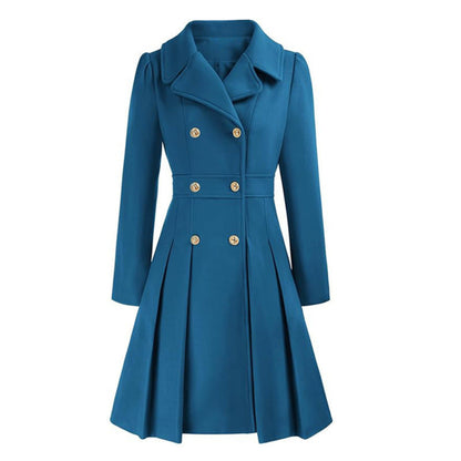 Women's Trench Coat Double-Breasted Tailored Design 32