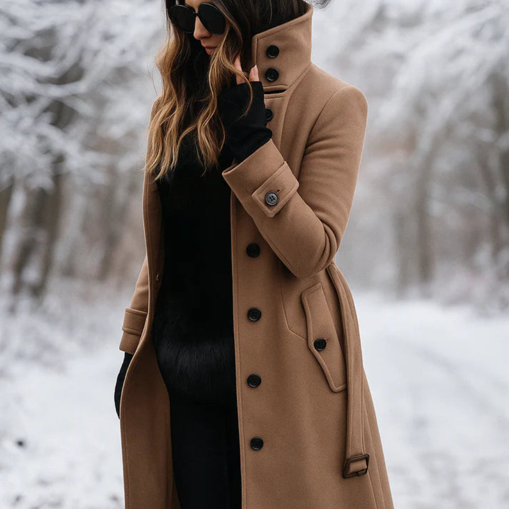 Women's Trench Coat Elegant Warm Stylish Comfort 10