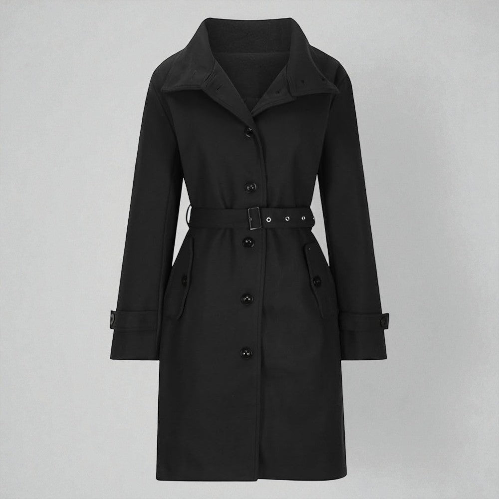 Women's Trench Coat Elegant Warm Stylish Comfort 2