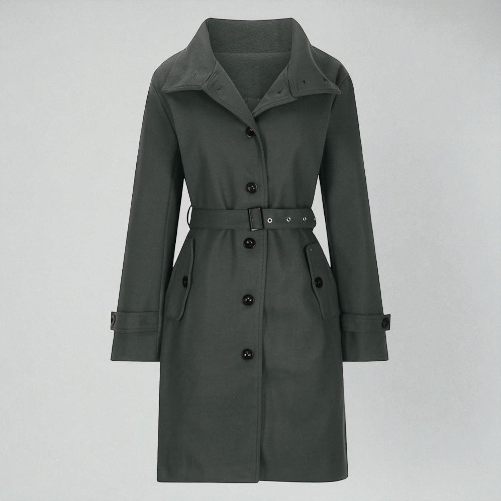 Women's Trench Coat Elegant Warm Stylish Comfort 5