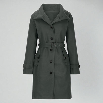 Women's Trench Coat Elegant Warm Stylish Comfort 5