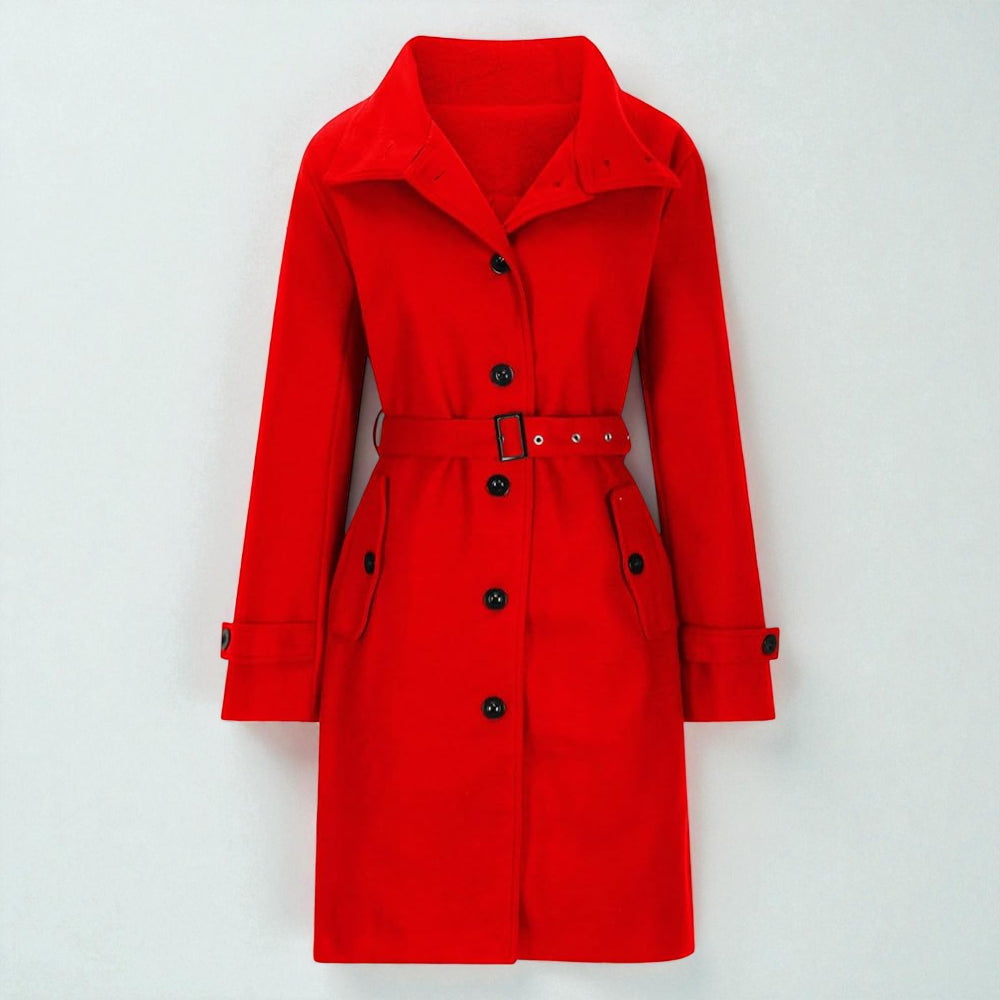 Women's Trench Coat Elegant Warm Stylish Comfort 8