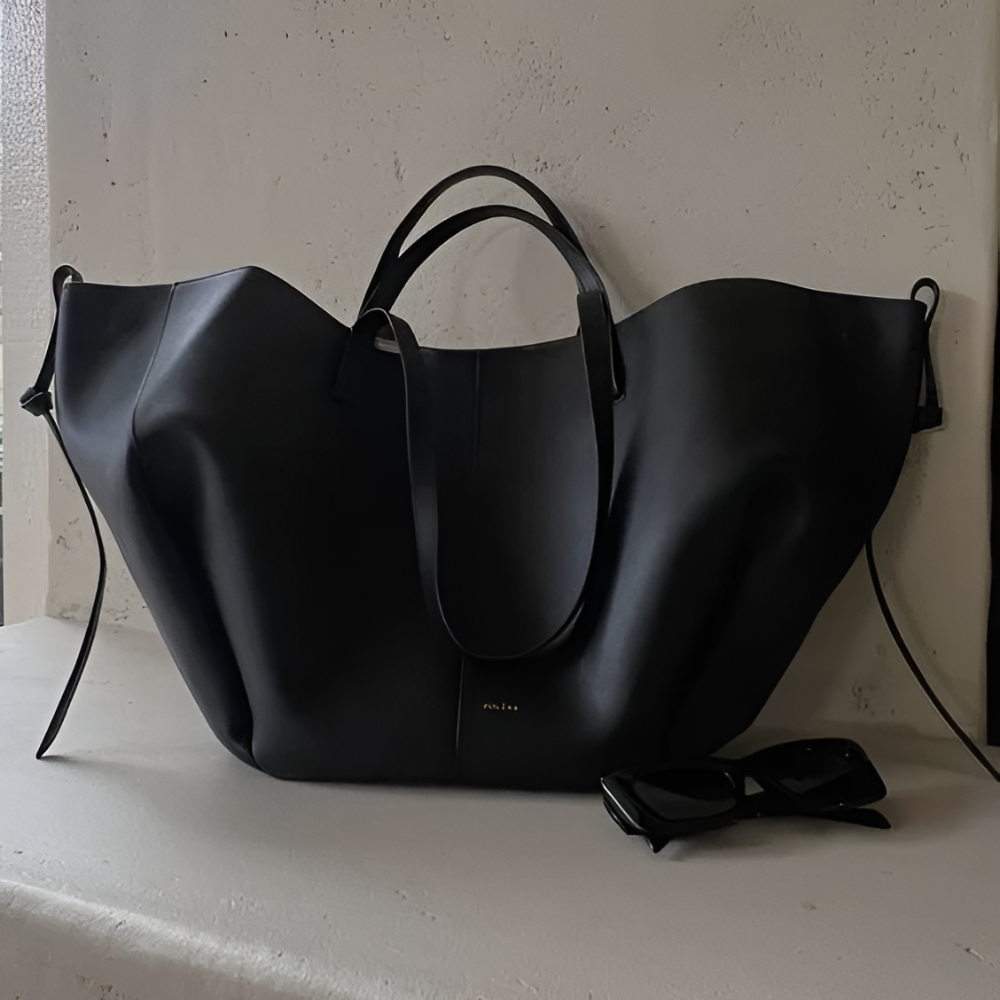 Women's Vintage Leather Tote Bag Stylish Spacious Shoulder Bag 3