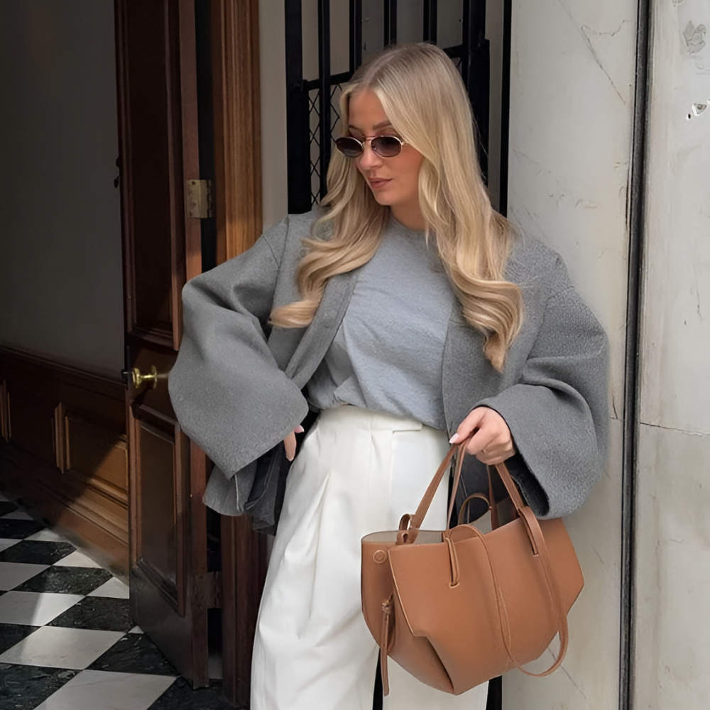 Women's Vintage Leather Tote Bag Stylish Spacious Shoulder Bag 6