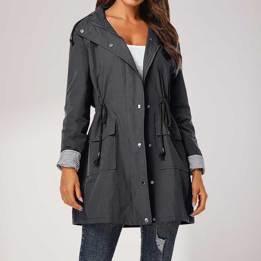 Women's Water Resistant Windbreaker Jacket Lightweight Stylish 3