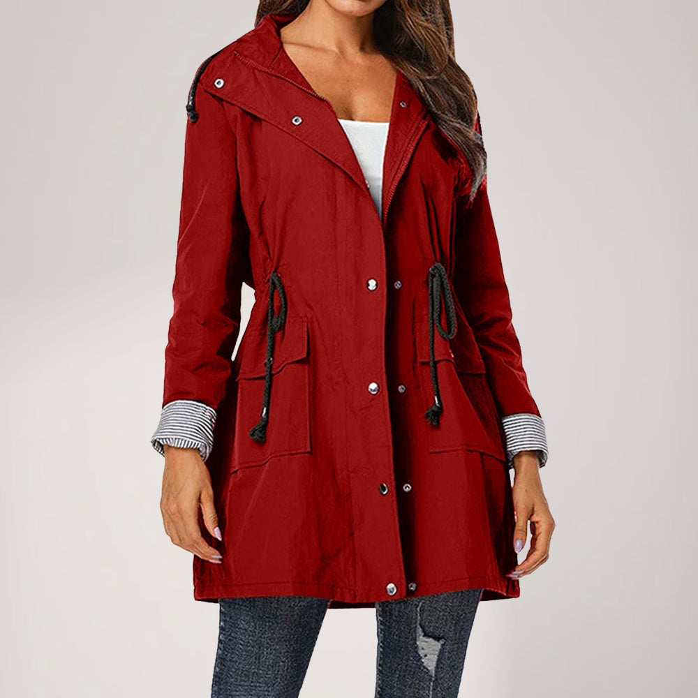 Women's Water Resistant Windbreaker Jacket Lightweight Stylish 5