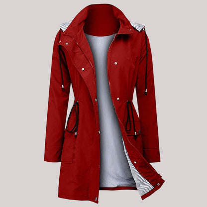 Women's Water Resistant Windbreaker Jacket Lightweight Stylish 6