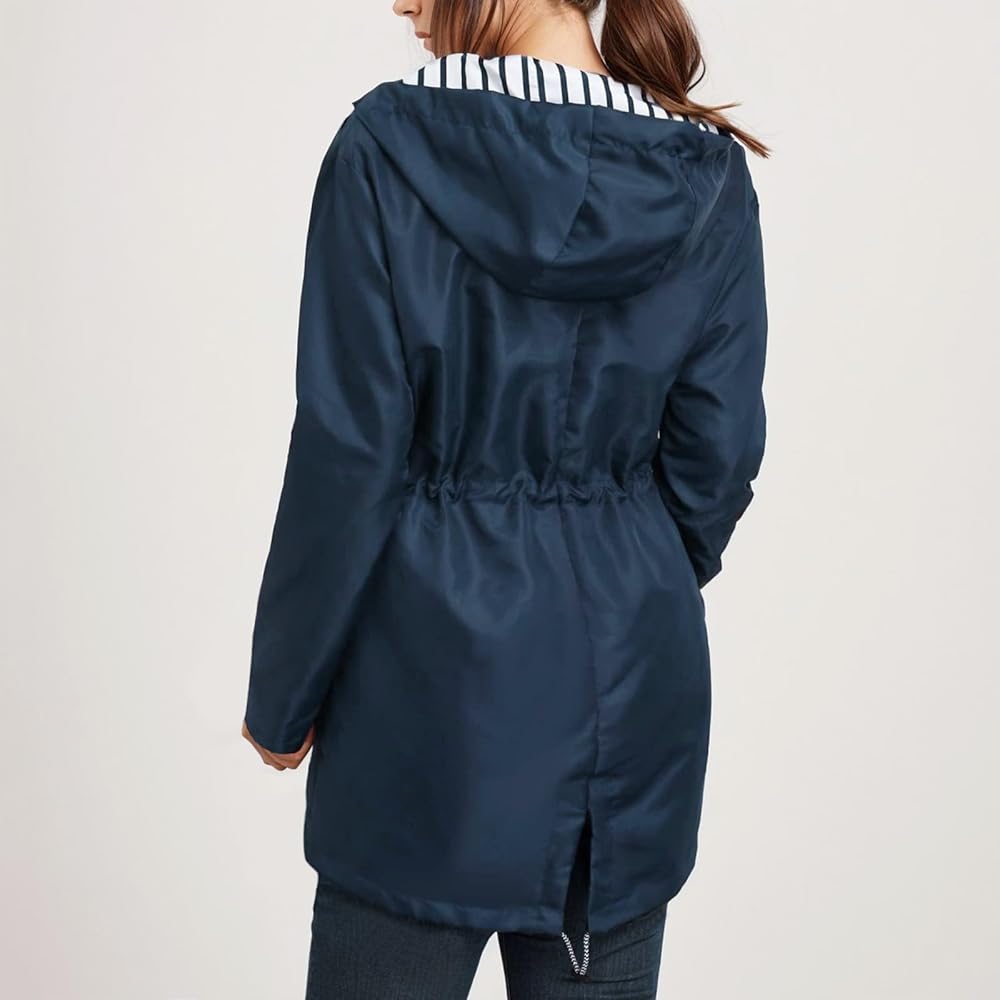 Women's Waterproof Hooded Rain Coat All Seasons 2