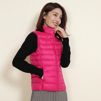 Women's Waterproof Lightweight Vest Stylish Packable Design 17
