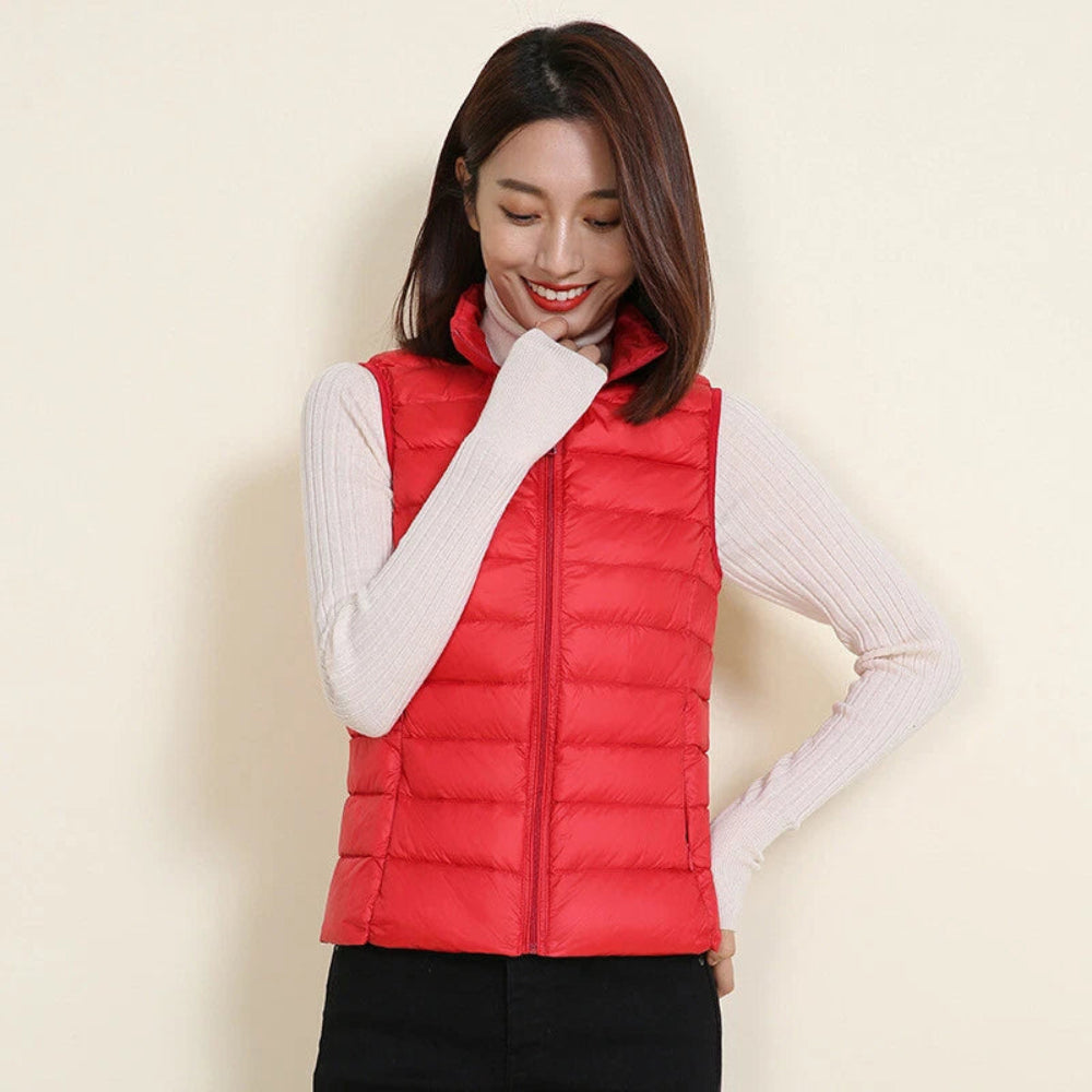 Women's Waterproof Lightweight Vest Stylish Packable Design 21