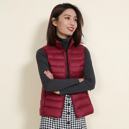 Women's Waterproof Lightweight Vest Stylish Packable Design 23