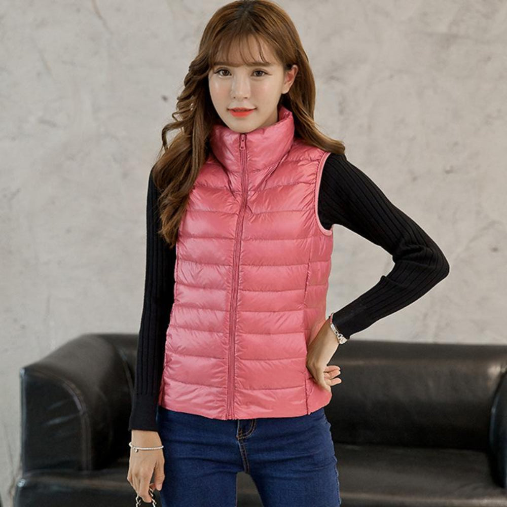 Women's Waterproof Lightweight Vest Stylish Packable Design 25